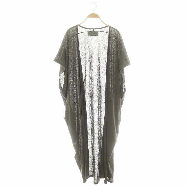 【中古】リベラド ミニッツ 24SS LAppartement取扱 CARDIGAN コットンリネン ロングカーディガン フレンチスリーブの通販は