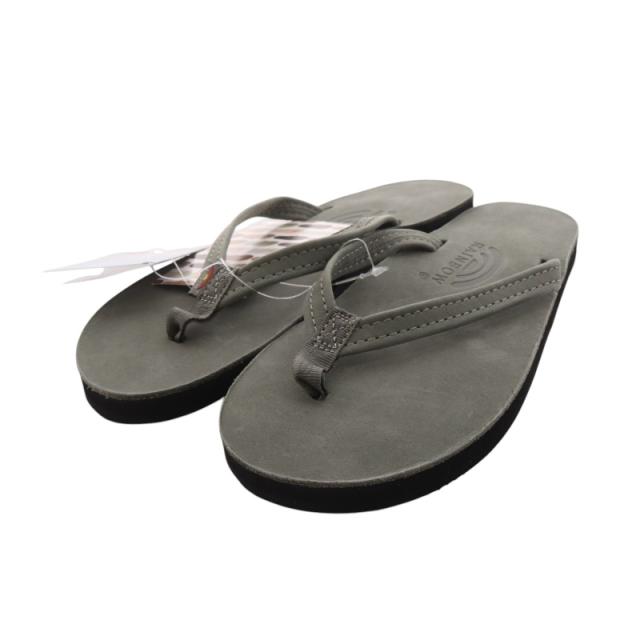 【中古】未使用品 レインボーサンダル サンダル トングサンダル 24.5cm カーキ /AK8 レディースの通販は