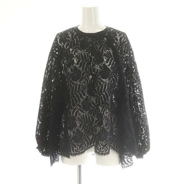 【中古】ドゥロワー SOPHIE HALLETTE社 RiechersMarescotのリバーレースプルオーバー ブラウス 長袖の通販は
