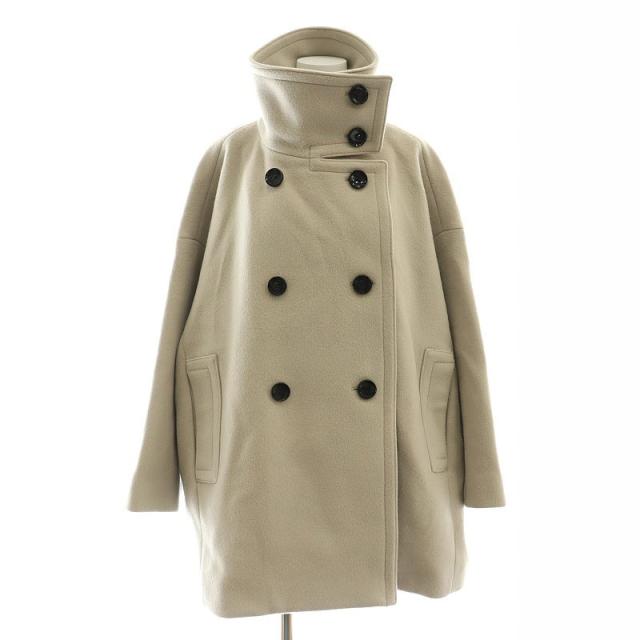 Noble スタンドカラーオーバーコート ベージュ 美品✨NOBLE
