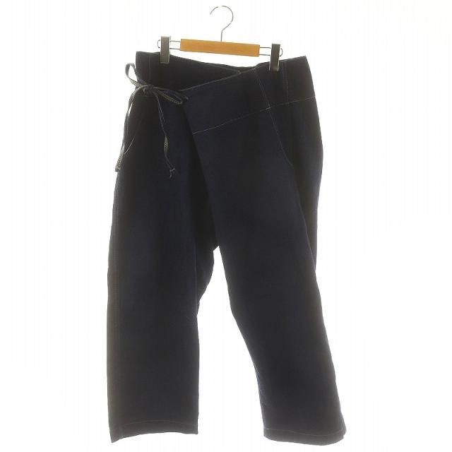 【中古】キタン NAVAL THAI PANTS OEKOTEX DENIM デニムパンツ ジーンズ タイパンツ 2 紺 インディゴ メンズの通販は