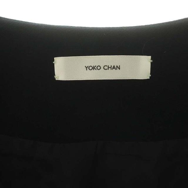 【中古】ヨーコチャン YOKO CHAN フリルスリーブ ジャケット ブレザー ノーカラー シングル フロントオープン 38 M 紺の通販は 【中古】ヨーコチャン YOKO CHAN フリルスリーブ ジャケット ブレザー ノーカラー シングル フロントオープン 38 M 紺の通販は