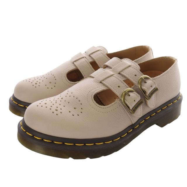 【中古】ドクターマーチン メリージェーン シューズ レザー UK4 23cm べージュ 8065 /SR6 レディースの通販は 10,500円