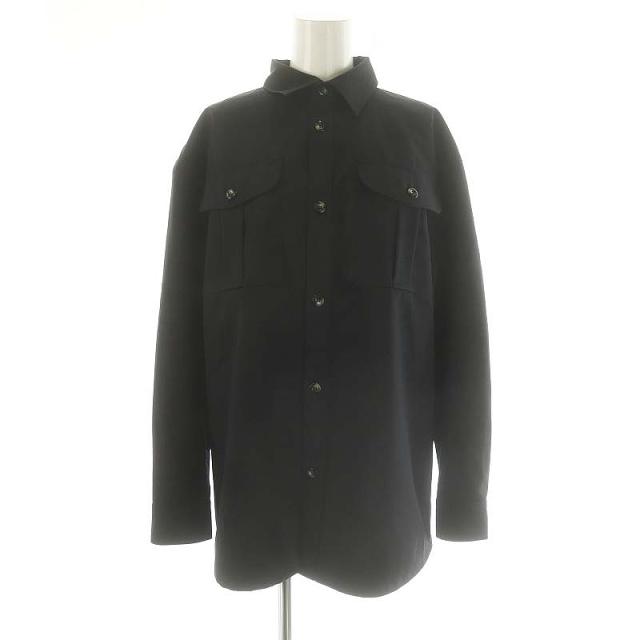 【中古】アーペーセー A.P.C. SURCHEMISE PETTY OFFICER 20A JPS シャツ 長袖 ウール混 34 紺 /MI ■OS レディースの通販は 4,914円