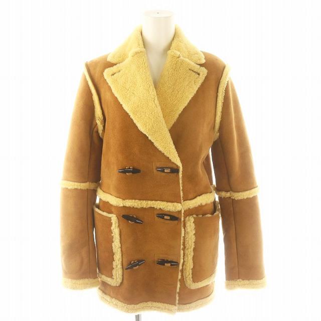 【中古】ロンハーマン Ron Herman トグルムートンコート アウター 長袖 ベージュ /KO ■OS レディース