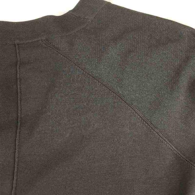 【中古】エブール ebure シアーコットンアセテート Vネックニットカーディガン 長袖 38 グレー レディースの通販は