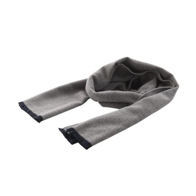 【中古】ハツトキ hatsutoki フリンジマフラー グレー /AK29 ■SH レディースの通販は 7,200円