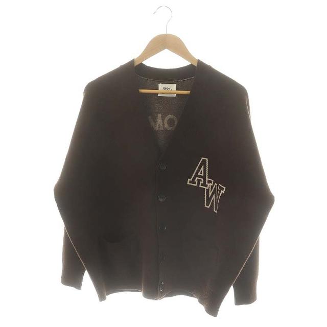 【中古】セントジョンズサードクラブ St.Johns 3rd club 24AW AW×OKLAHOMA CITY カーディガン ニット 長袖 F 茶の通販は