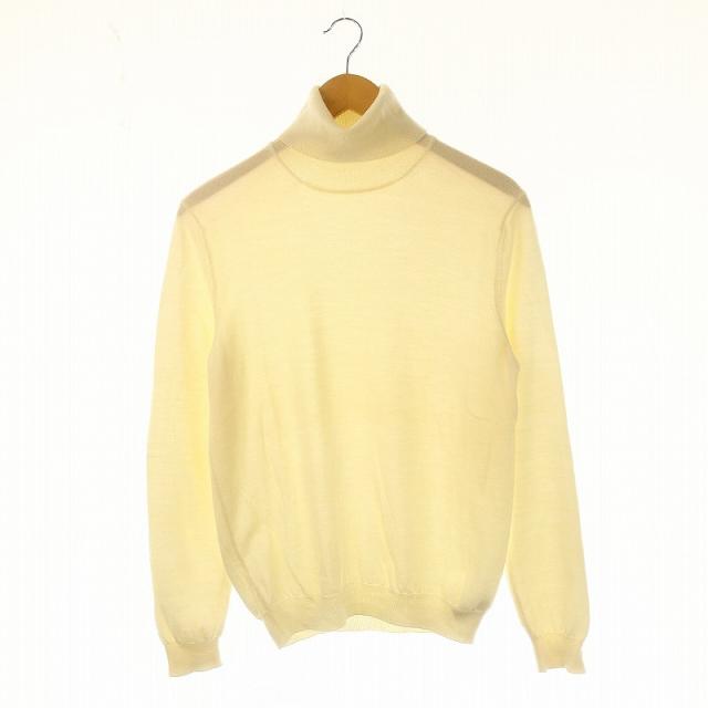【中古】ザノーネ ZANONE ウールタートルネックニット セーター 長袖 48 アイボリー /DO ■OS ■AD メンズの通販は