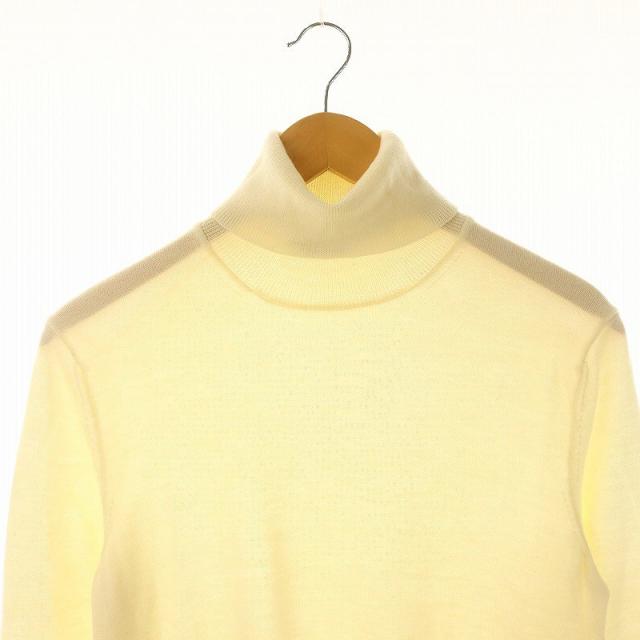中古】ザノーネ ZANONE ウールタートルネックニット セーター 長袖 48 