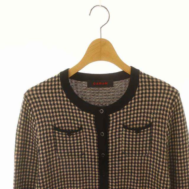 中古】キャバン CABaN コットンカシミヤ ギンガムチェック