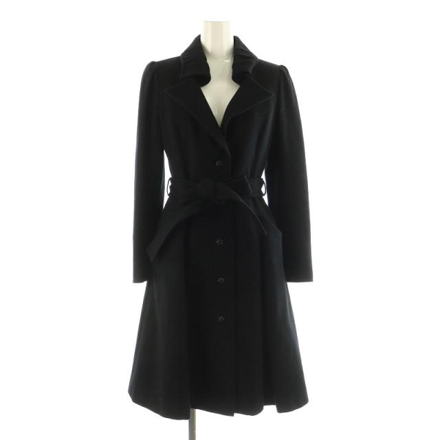 Rene♡カメリアボタンコート ルネ rene 黒カメリアボタンジャケット