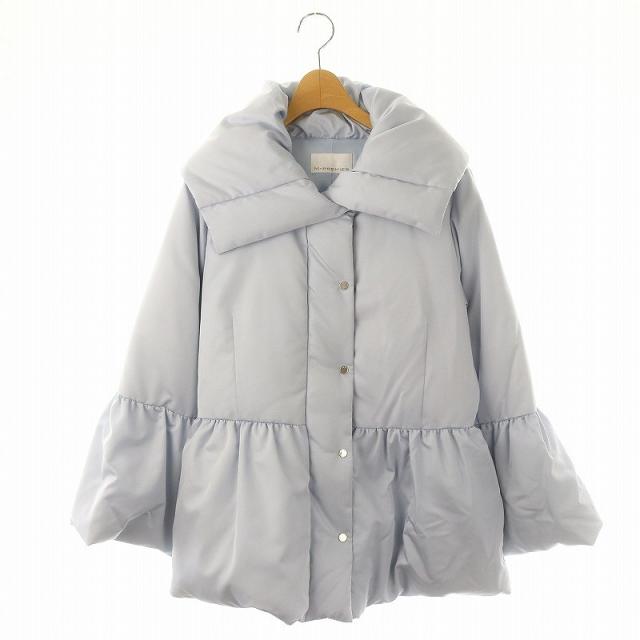 エムプルミエ　ドットボタンペプラムダウンジャケット WINTER SALE】50%OFF＜ドットボタンペプラムダウンジャケット