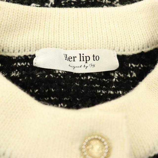 Her lip to】Mercer tweed cardigan Herlipto Mercer Tweed Cardigan