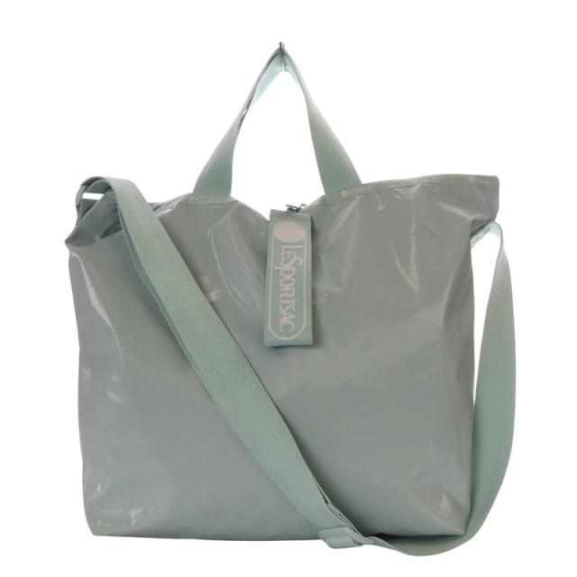 【中古】レスポートサック LesportSAC ひとりっぷ(R) GOOD DAY TOTEヒトリップヒスイ エメラルドグリーンの通販は