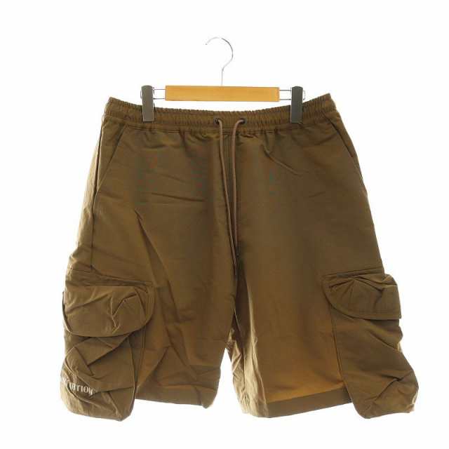 【中古】未使用品 ダストネーション BEERCAN SHORTS ショートパンツ ハーフパンツ イージー L ブラウン DNS24S-PT-06の通販は