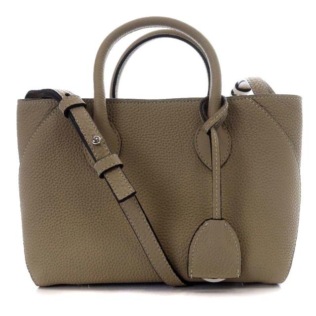 【中古】ボナベンチュラ BONAVENTURA ミア 22 トートバッグ ショルダーバッグ 2way 斜め掛け グレージュの通販は