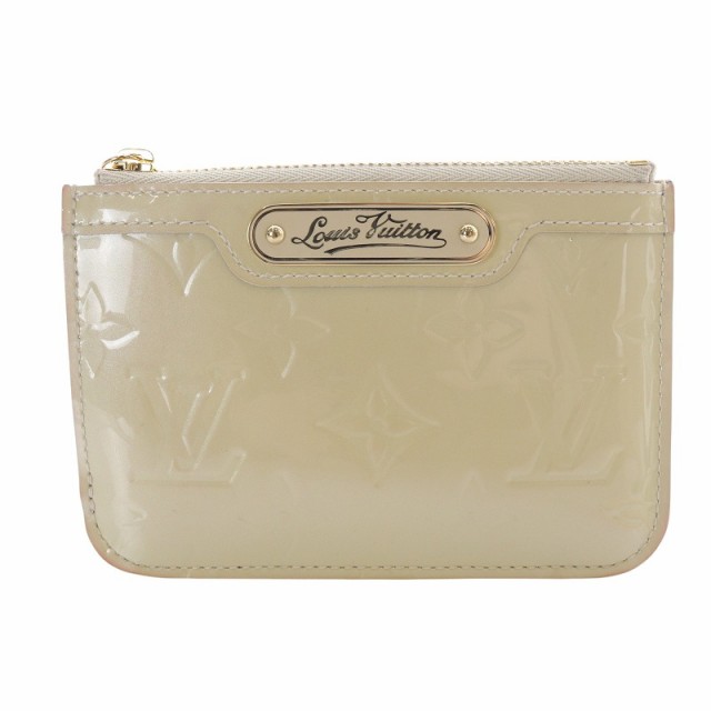 【中古】ルイヴィトン ヴェルニ ポシェットクレ コインケース 小銭入れ べージュ SN2123 /SR23 ■OH レディースの通販は