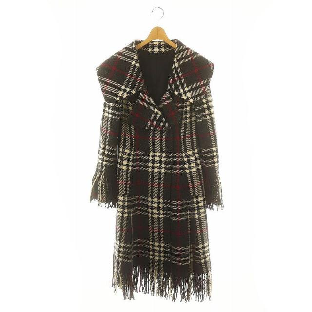 ケイタマルヤマ ロングコート ケイタマルヤマ グリーン ゴブラン織り