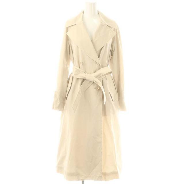 【中古】アナイ ANAYI ライトシャンタンドレスコート ロング スプリング 34 ライトベージュ /HK ■OS レディースの通販は 7,905円