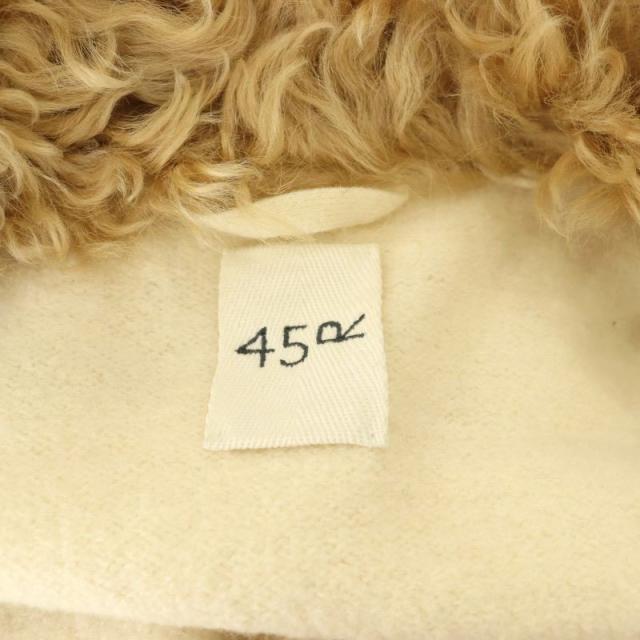 【中古】フォーティーファイブアールピーエム ムートンカラー ウールニットコート 0 アイボリー ベージュ レディース_6