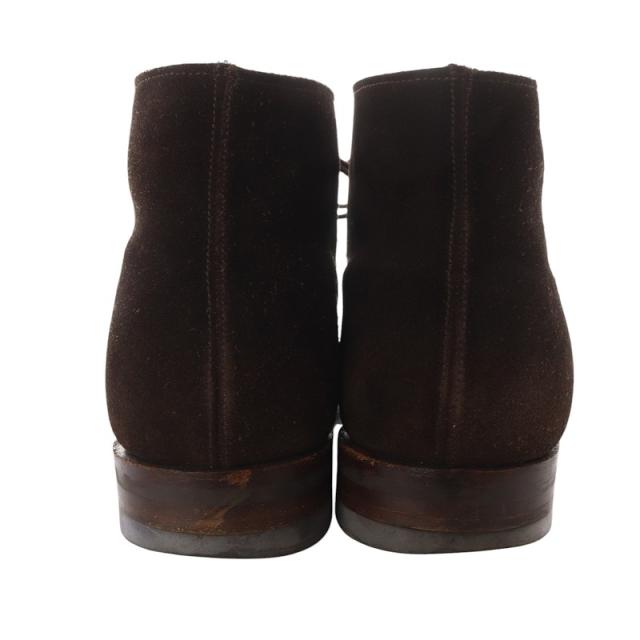 【中古】クロケット&ジョーンズ スエードブーツ ショート 9E 27.5cm 茶色 /SR14 ■AD メンズ
