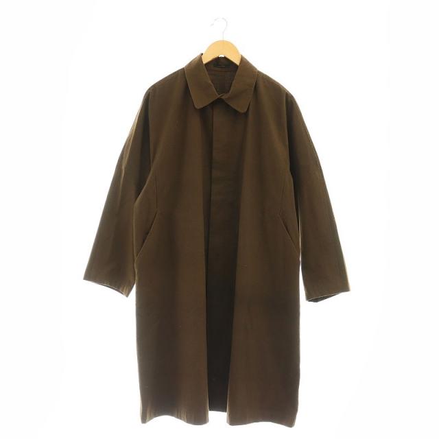 ババグーリ　ゆったりコート ババグーリ ゆったりコート ババグーリ 総柄 リネン ショップコート M