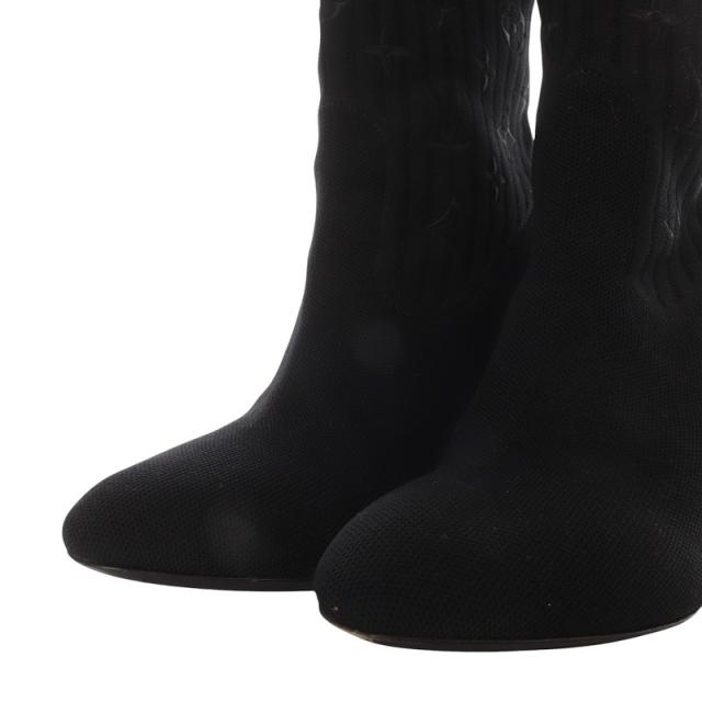 ルイヴィトン シルエットライン アンクルニットショートブーツ 38 モノグラム ルイヴィトン シルエットライン アンクルニットショートブーツ 38