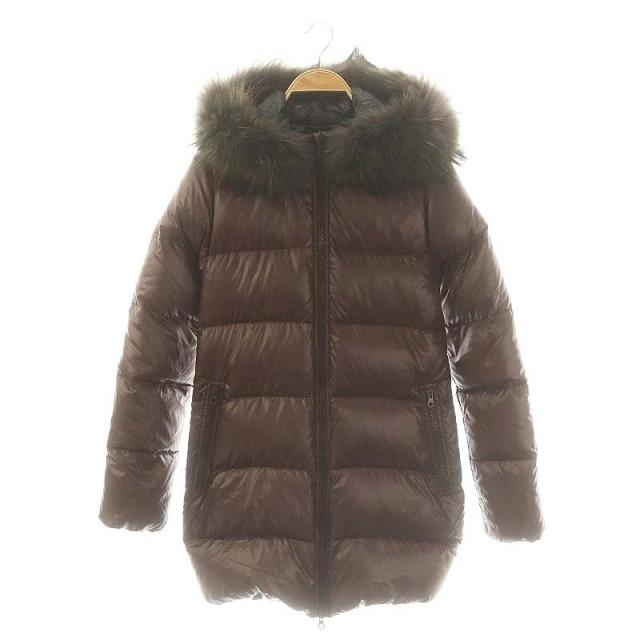 DUVETICA◇KAPPA/ロングダウンジャケット/38/ナイロン/茶/MFG-1057R