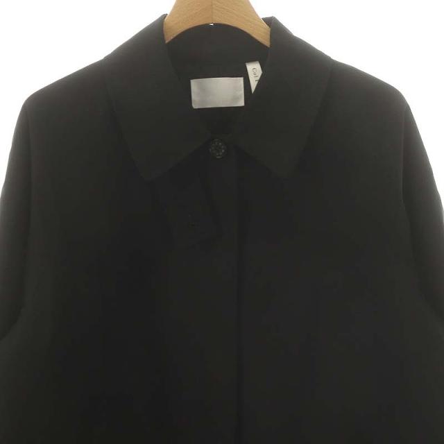 中古】コルピエロ Col Pierrot ステンカラーコート 中綿 F 黒 /MI □OS