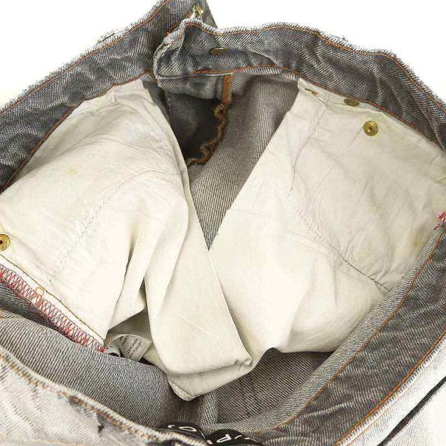 中古】ワイプロジェクト ヘムカットコーティングデニムパンツ ジーンズ