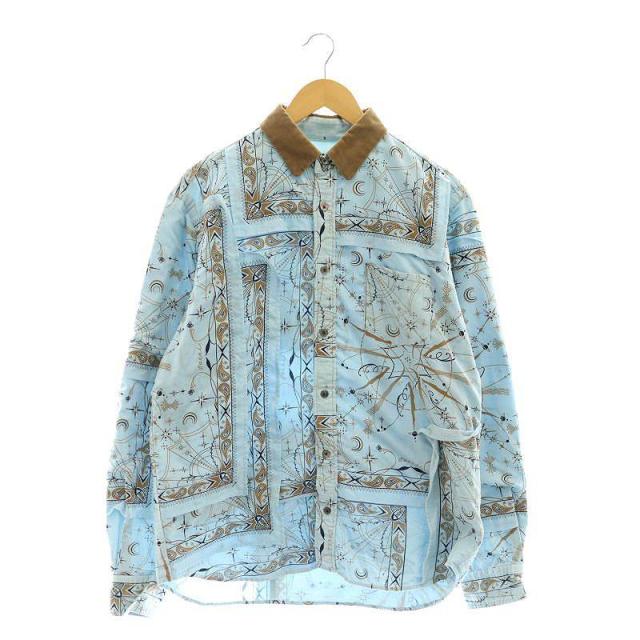sacai サカイ バンダナスカーフ Tシャツ sacai』 サカイ (1) ペイズリー柄 スカーフ風 Tシャツ - メルカリ