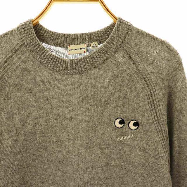 ユニクロ×アニヤハインドマーチ セーター グレーL 新品 UNIQLO×ANYA