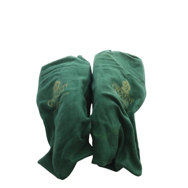 【中古】クロケット&ジョーンズ CROCKETT&JONES TETBURY チャッカブーツ スエード 7.5E ダークブラウン