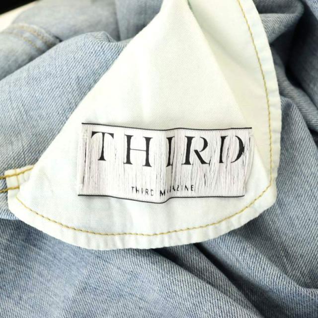 【中古】サードマガジン THIRD MAGAZINE デニムワンピース 青 /MI ■OS レディース 中古】サードマガジン THIRD MAGAZINE デニムワンピース 青 /MI □OS