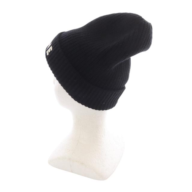 中古】セリーヌ CELINE エンブロイダリーニット帽 TU 黒