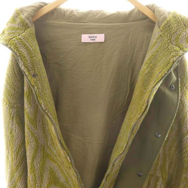 中古】マーティン ローズ MARTINE ROSE ボアフリースジャケット 総柄