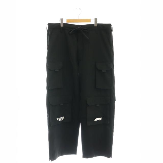 【中古】ヨウジヤマモト ワイルドサイド × Formula pacsun ワイドカーゴパンツ ジッパーフライ 36 ブラック 中古】ヨウジヤマモト ワイルドサイド × Formula pacsun ワイドカーゴ