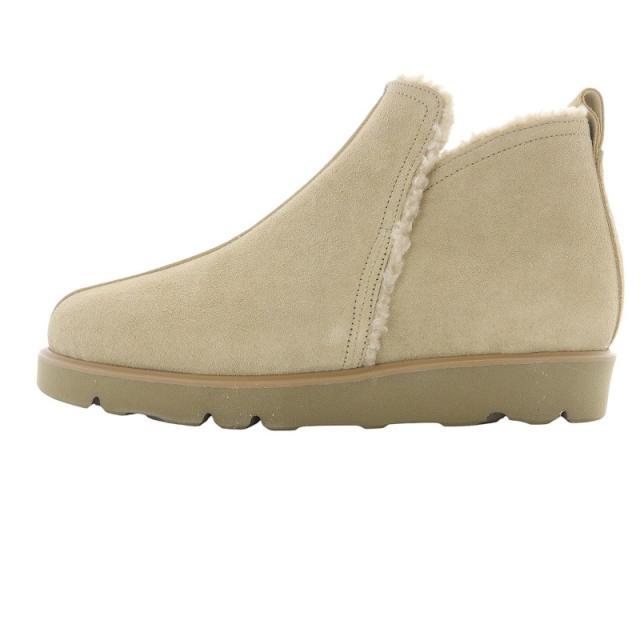 【中古】トシノスケタケガハラビューティフルシューズ ボア スウェード ブーツ 24cm べージュ /SR38 レディース