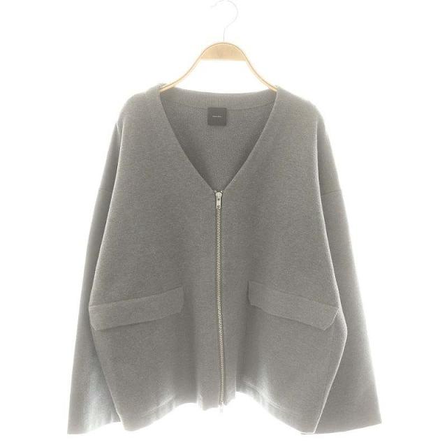 新品！NKNIT グレー 長袖カーディガン