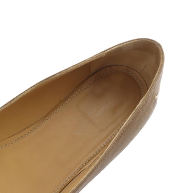 中古】メゾンマルジェラ 22 スクエアトゥローファー レザー 37 茶色