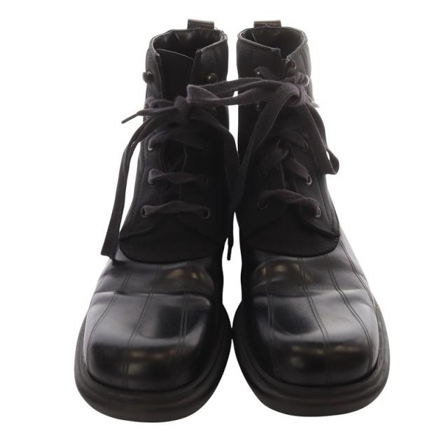 中古】グッチ レースアップ ミリタリーブーツ ショート ワークブーツ