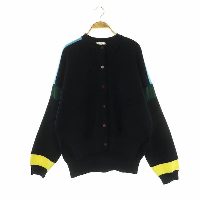 中古】エンフォルド ENFOLD JACKET ニットジャケット ノーカラー 中古】エンフォルド ENFOLD JACKET ニットジャケット ノーカラー