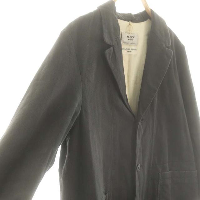 中古】ヤエカ YAECA ステンカラーロングコート リネン混 S