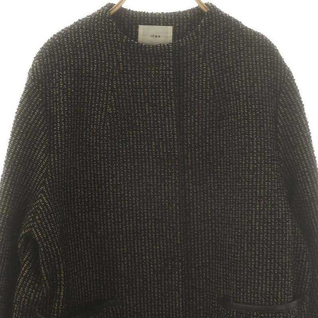 中古】イエナ IENA 23AW リングツイード ボトルネックコート 中古】イエナ IENA 23AW リングツイード ボトルネックコート