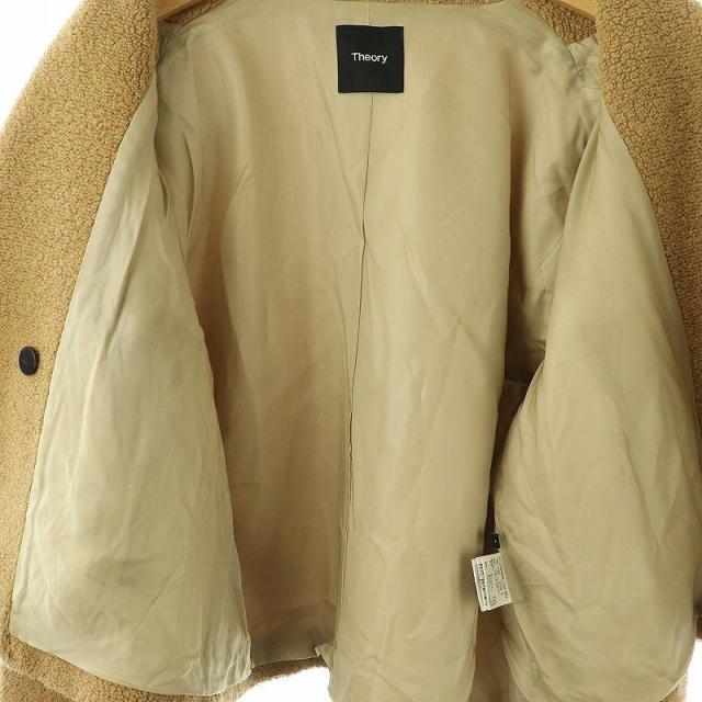 ジャケット・アウター Theory Teddy Fleece Faux Fur Peacoat セオリー Theory 22AW TEDDY FLEECE FAUX FUR PEACOTE Pコート