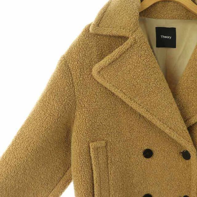 中古】セオリー Theory TEDDY FLEECE FAUX FUR PEACOAT