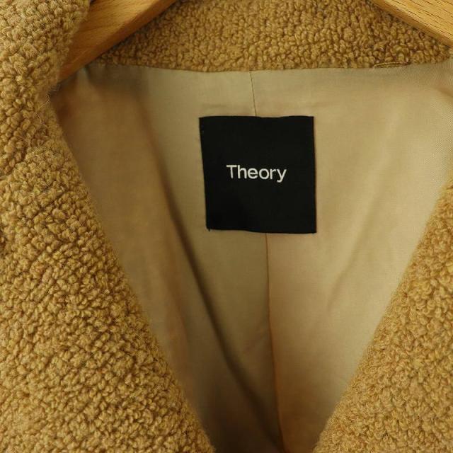 ジャケット・アウター Theory Teddy Fleece Faux Fur Peacoat Theory Women's Faux Fur Peacoat, Light Cocoa, Tan, S at