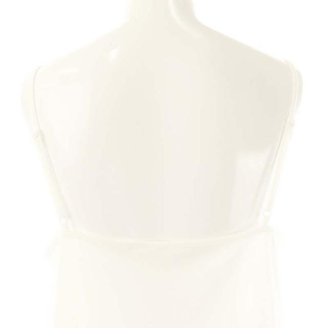 【中古】ダイアグラム グレースコンチネンタル 25SS シアーレースニットワンピース 36 グレー 白 レディース