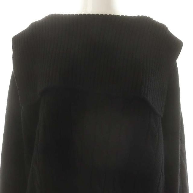 中古】イエナ IENA 24AW IENA BLACK セーラーカラーニット セーター  